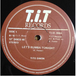 Tito Simon Let's Rumba Tonight USED VINYL 12INCH 45 RPM