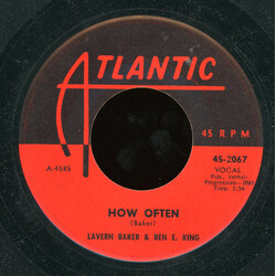 Lavern Baker / Ben E. King How Often / A Help-Each-Other Romance USED VINYL 7INCH 45 RPM