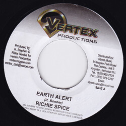Richie Spice Earth Alert USED VINYL 7INCH 45 RPM