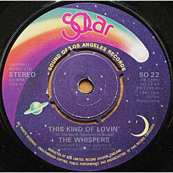 The Whispers This Kind Of Lovin' USED VINYL 7INCH 45 RPM SINGLE