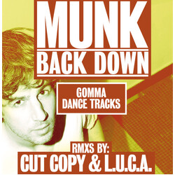 Munk Back Down USED VINYL 12INCH MAXI-SINGLE 33 S RPM