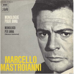 Marcello Mastroianni Monologue Pour Anna USED VINYL 7INCH 45 RPM SINGLE
