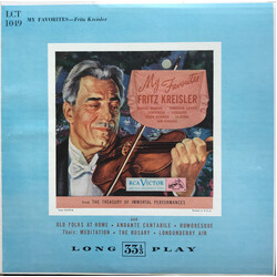 Fritz Kreisler My Favorites Vinyl LP USED