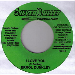 Errol Dunkley / Peter Ranking I Love You / Just Want To Love You USED VINYL 7INCH 45 RPM