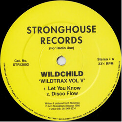Wildchild Wildtrax Vol. V USED VINYL 12INCH 33 S RPM STEREO