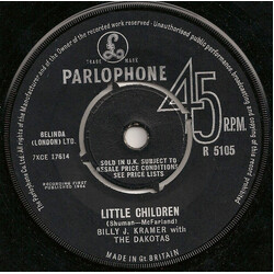 Billy J. Kramer & The Dakotas Little Children USED VINYL 7INCH 45 RPM SINGLE
