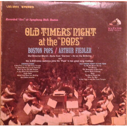 The Boston Pops Orchestra / Arthur Fiedler Old Timers' Night At The "Pops" Vinyl LP USED