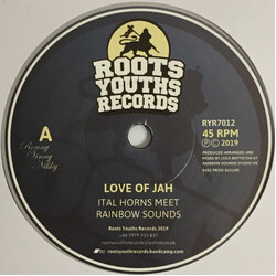Ital Horns / Rainbow Sounds Love Of Jah USED VINYL 7INCH 45 RPM SINGLE LIMITED EDITION