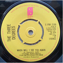 The Three Degrees When Will I See You Again USED VINYL 7INCH 45 RPM SINGLE STEREO