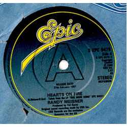 Randy Meisner Hearts On Fire USED VINYL 7INCH 45 RPM SINGLE PROMO