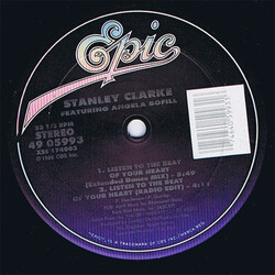 Stanley Clarke Listen To The Beat Of Your Heart / Where Do We Go VINYL 12" USED