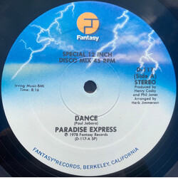 Paradise Express Dance / Poinciana VINYL 12" USED