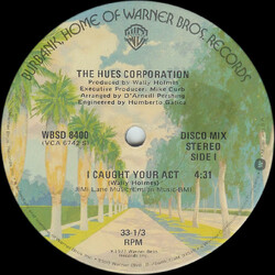The Hues Corporation I Caught Your Act VINYL 12" USED