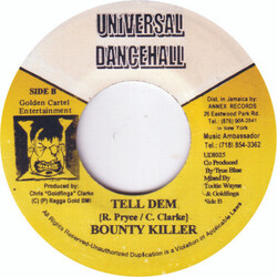 Bounty Killer Tell Dem USED VINYL 7INCH 45 RPM