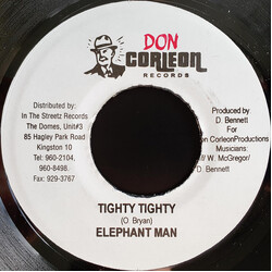 Elephant Man Tighty Tighty USED VINYL 7INCH 45 RPM