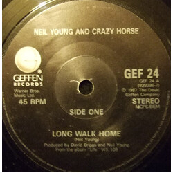 Neil Young / Crazy Horse Long Walk Home USED VINYL 7INCH SINGLE