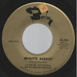 Silvio Silveira Et Son Grand Orchestre Brésilien Brigitte Bardot USED VINYL 7INCH 45 RPM SINGLE