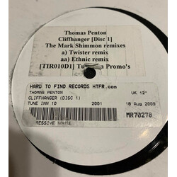 Thomas Penton Cliffhanger USED VINYL 12INCH WHITE LABEL