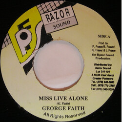 George Faith Miss Live Alone USED VINYL 7INCH 45 RPM