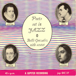 Belle Gonzalez Poets Set In Jazz USED VINYL 7INCH 45 RPM EP SINGLE