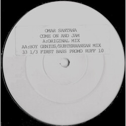 Omar Santana Come On And Jam USED VINYL 12INCH 33 S RPM WHITE LABEL PROMO