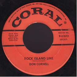 Don Cornell Rock Island Line USED VINYL 7INCH 45 RPM SINGLE