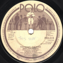Liquid Gold The Night, The Wine And The Roses Vinyl 7" USED