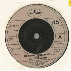 Rod Stewart Reason To Believe Vinyl 7" USED