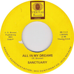 Sanctuary (12) Magnificent Sanctuary Band / All In My Dreams USED VINYL 7INCH 45 RPM SINGLE