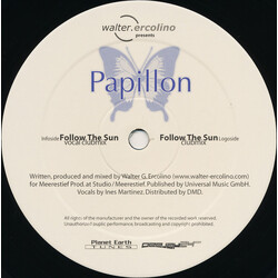 Walter Ercolino / Papillon (10) Follow The Sun USED VINYL 12INCH 45 RPM