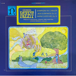 Georges Bizet / Orchestre National De France / Charles Munch Symphony In C Major / Jeux D'Enfants, Op. 22 / Patrie Overture, Op. 19 Vinyl LP USED