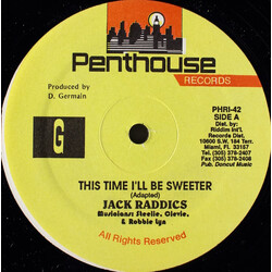 Jack Radics This Time I'll Be Sweeter USED VINYL 12INCH 45 RPM