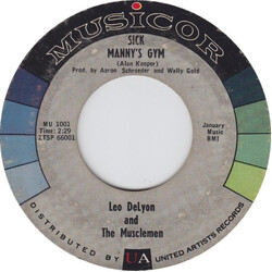 The Musclemen Sick Manny's Gym / Plunkin' USED VINYL 7INCH 45 RPM SINGLE