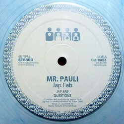 Ingmar Pauli Jap Fab USED VINYL 12INCH 45 RPM STEREO