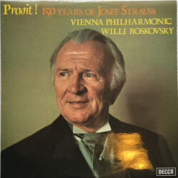 Josef Strauß / Wiener Philharmoniker / Willi Boskovsky Prosit! 150 Years Of Josef Strauss Vinyl LP USED