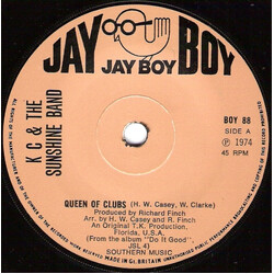 KC & The Sunshine Band Queen Of Clubs VINYL 7" USED