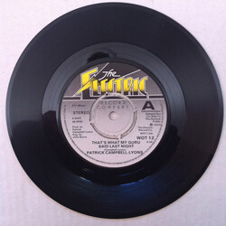 Patrick Campbell-Lyons That's What My Guru Said Last Night USED VINYL 7INCH SINGLE PROMO