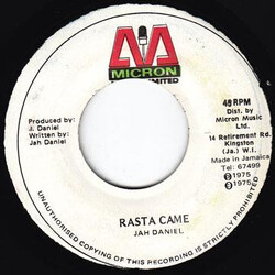 Jah Daniel Rasta Came Vinyl 7" USED
