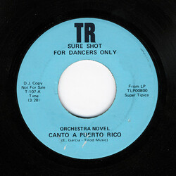 Orchestra Tipica Novel Canto A Puerto Rico / Juguete USED VINYL 7INCH 45 RPM PROMO