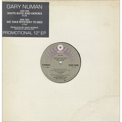 Gary Numan White Boys And Heroes / We Take Mystery To Bed USED VINYL 12INCH 33 S RPM EP PROMO STEREO