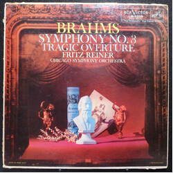 Johannes Brahms / Fritz Reiner / Chicago Symphony Orchestra Symphony No. 3, Tragic Overture Vinyl LP USED