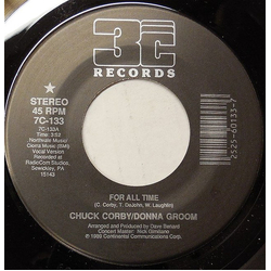 Chuck Corby / Donna Groom For All Time Vinyl 7" USED