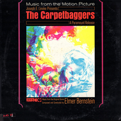Elmer Bernstein The Carpetbaggers (Music From The Original Score) Vinyl LP USED