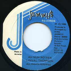 Linval Thompson Ah Nuh Notten USED VINYL 7INCH