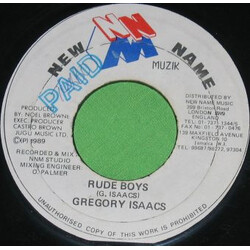 Gregory Isaacs Rude Boys VINYL 7" USED