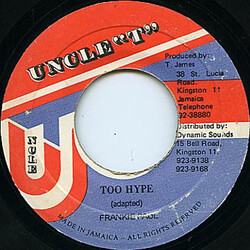 Frankie Paul Too Hype USED VINYL 7INCH 45 RPM