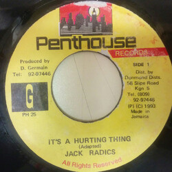 Jack Radics It's A Hurting Thing USED VINYL 7INCH 45 RPM