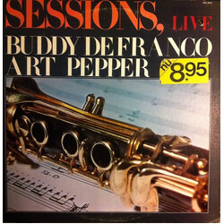 Buddy DeFranco / Art Pepper Sessions, Live Vinyl LP USED
