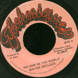 Wayne Wonder No One In The World USED VINYL 7INCH 45 RPM