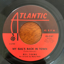 Mel Tormé My Gal's Back In Town USED VINYL 7INCH 45 RPM